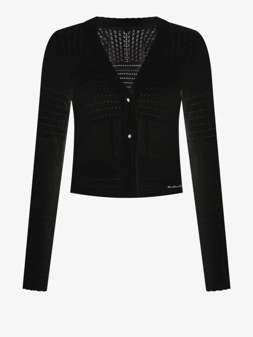 Ajour knit cardigan