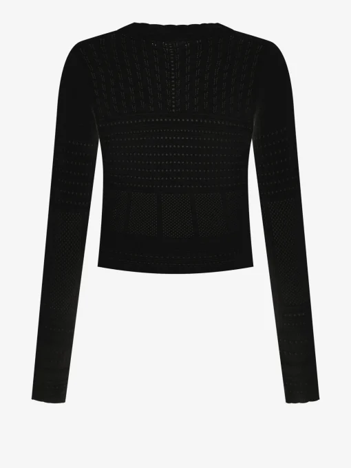 Ajour knit cardigan