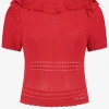 Ajour knit top