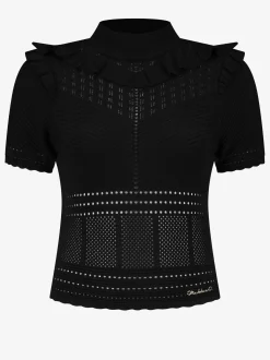 Ajour knit top