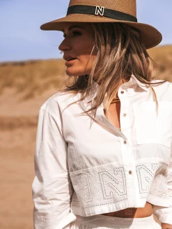 Blouse met Embroidery