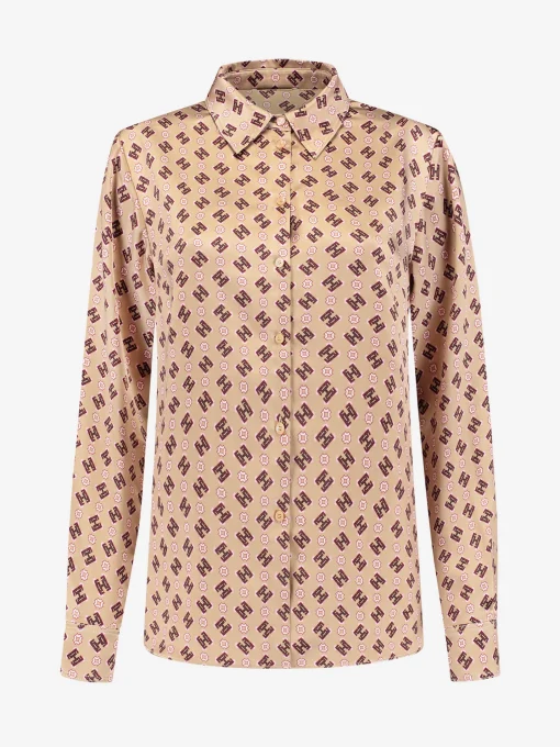 Blouse met FH patroon