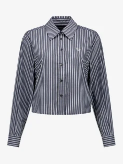Blouse met logo patroon