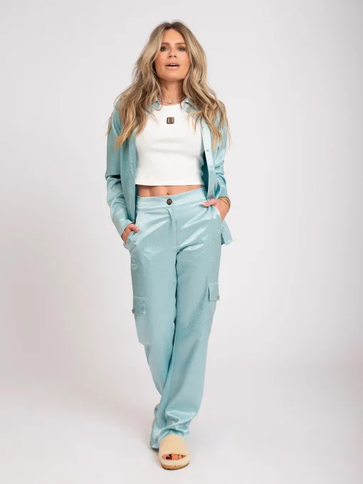 Broek met all over N logo