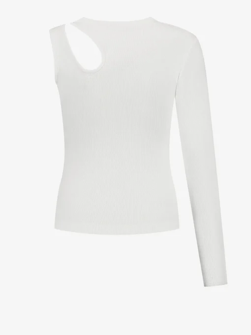 Een mouw top met cut out