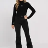 Flared ski broek met verstelbare taille