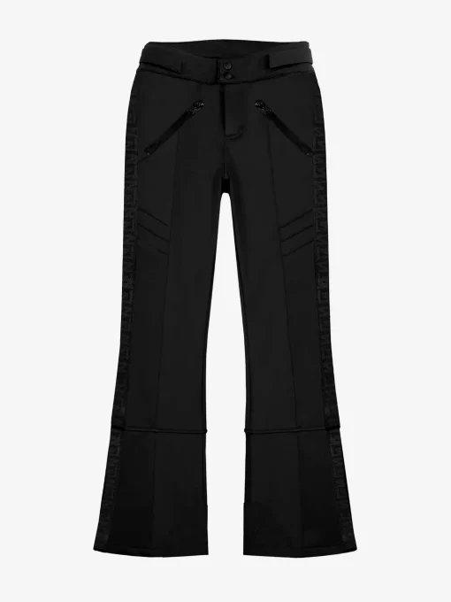 Flared ski broek met verstelbare taille