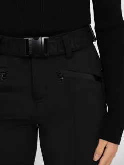 Flared ski broek met verstelbare taille