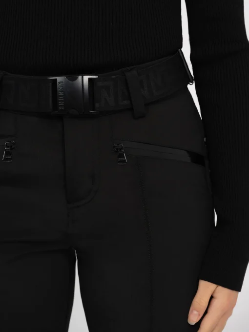 Flared ski broek met verstelbare taille