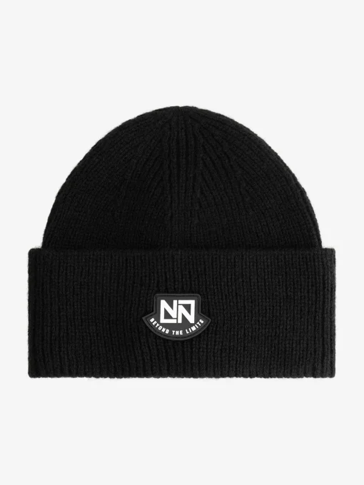 Gebreide muts met NIK&NIK logo patch