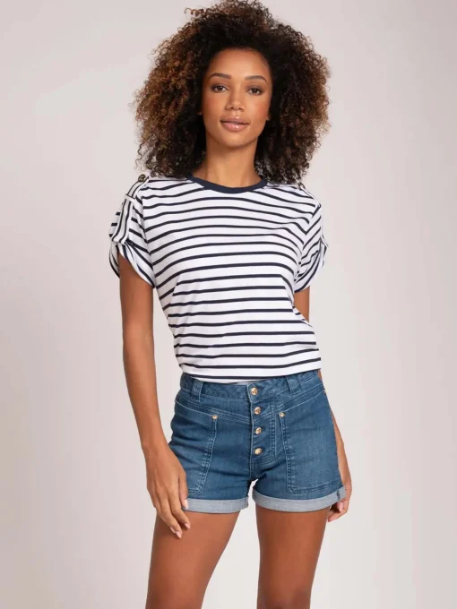 Gestreepte T-shirt