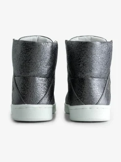 Hoge sneaker met glitters