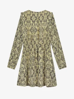 Jurk met slangenprint