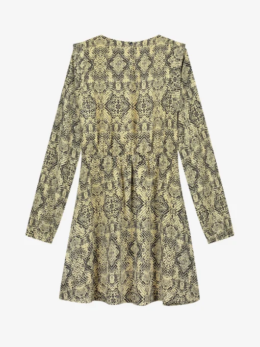 Jurk met slangenprint