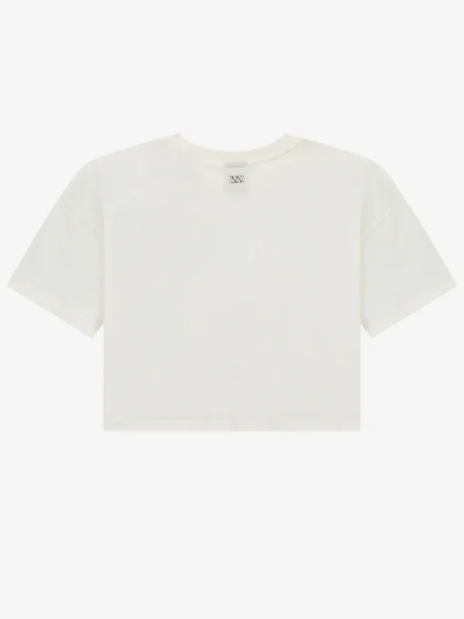 Korte T-shirt met NN print