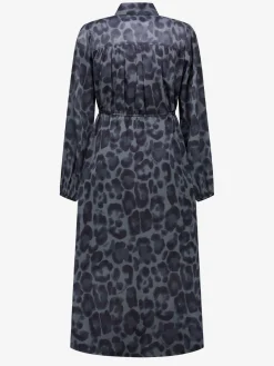 Lange jurk met luipaardprint