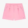 Leren look shorts
