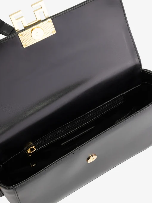 Leren-look tas met FH gesp