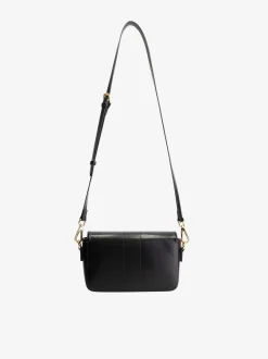 Leren-look tas met FH gesp