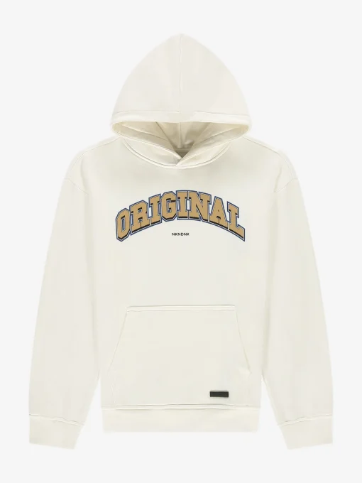 Losvallende hoodie met print