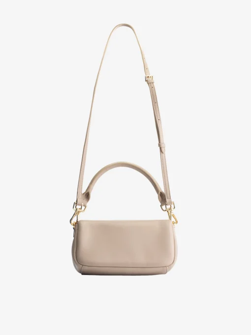 Midi schoudertas met flap-over