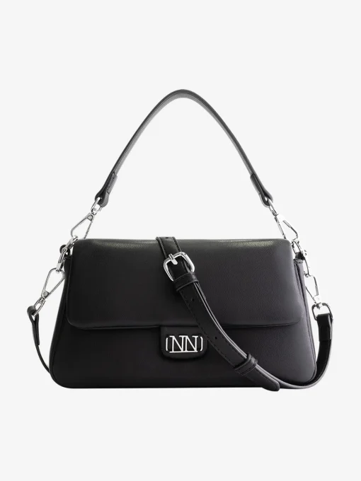Mini schoudertas met NN-logo