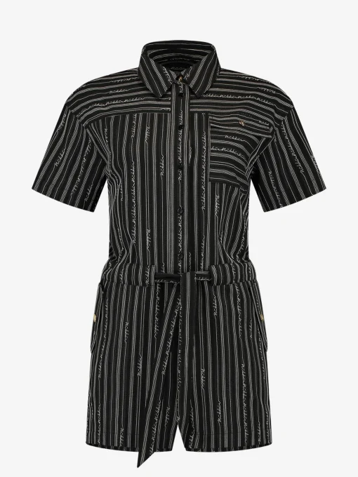 Playsuit met logo patroon