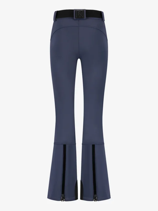 Ski broek met flared pasvorm en verstelbare riem