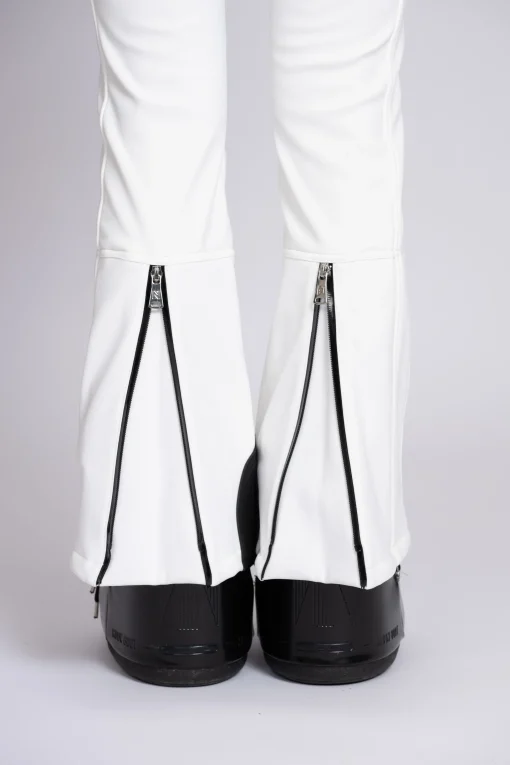 Ski broek met flared pasvorm en verstelbare riem