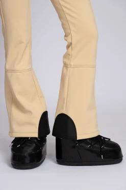 Ski broek met flared pasvorm en verstelbare riem
