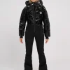 Ski jumpsuit met capuchon en verstelbare taille
