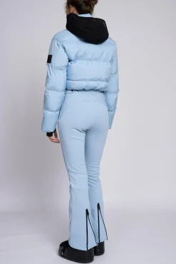 Ski jumpsuit met waterdichte bescherming en verstelbare details