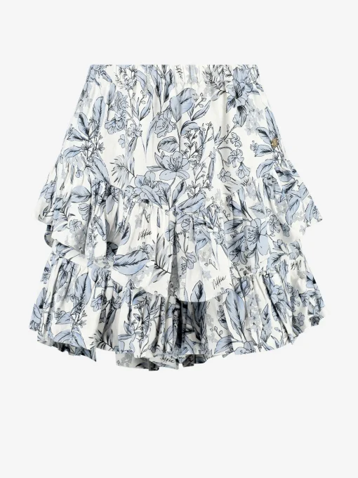 Skort met bloemen print