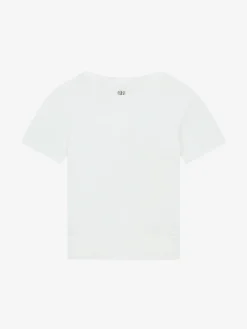 T-shirt met knoop