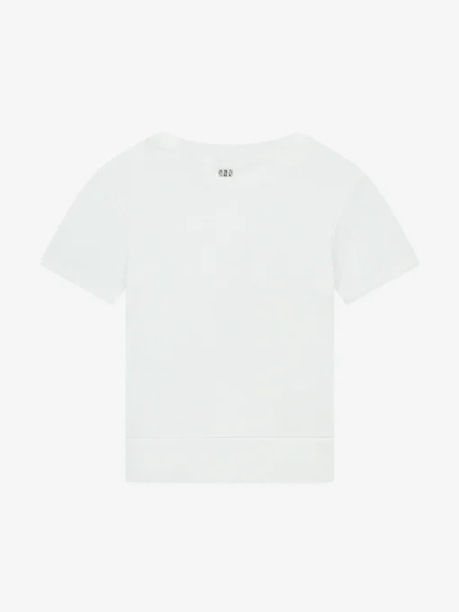 T-shirt met knoop
