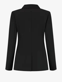 Aansluitende blazer met glitter studs