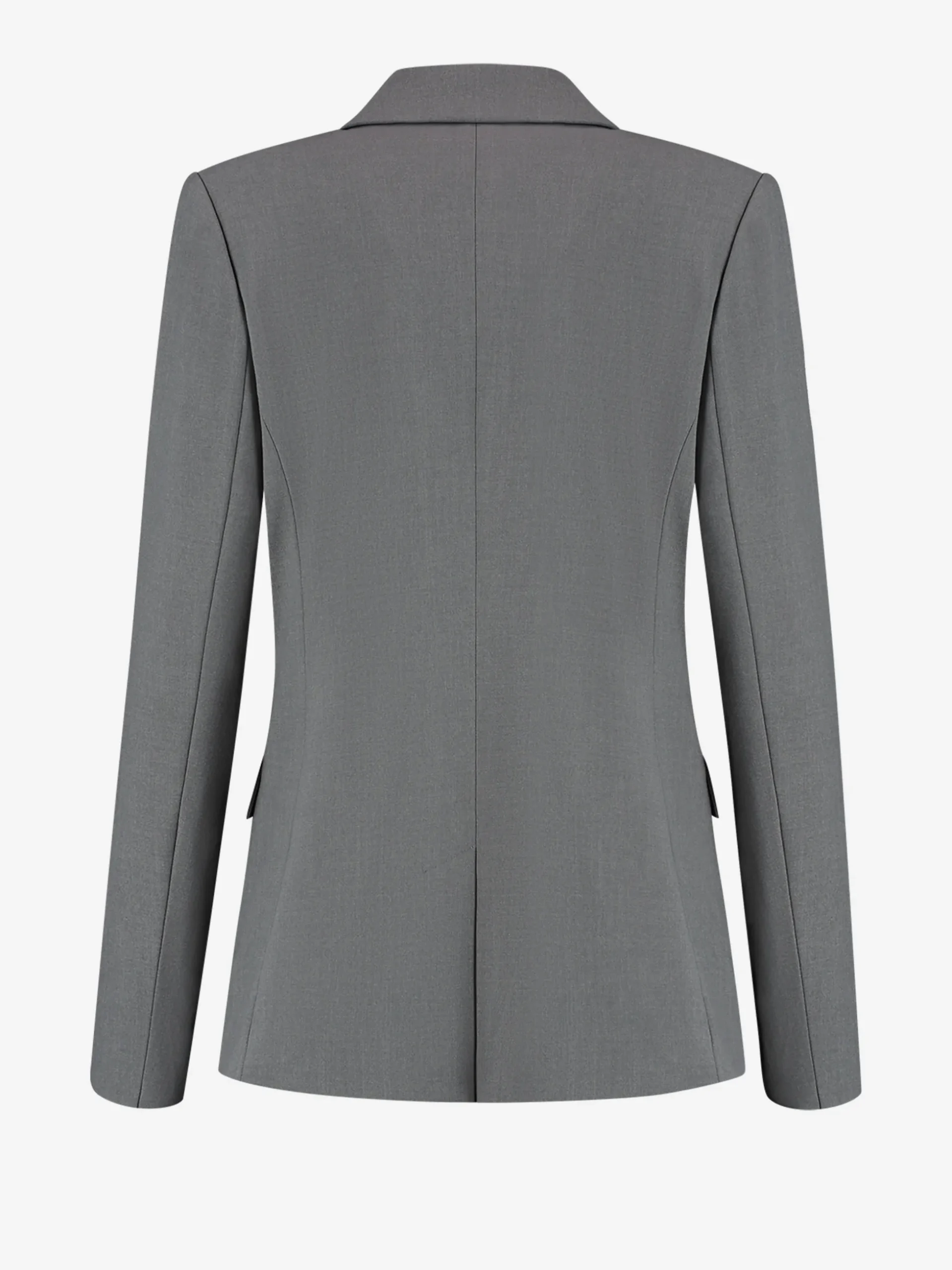 Aansluitende blazer met reverskraag en klepzakken