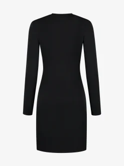 Aansluitende jurk met lange mouwen