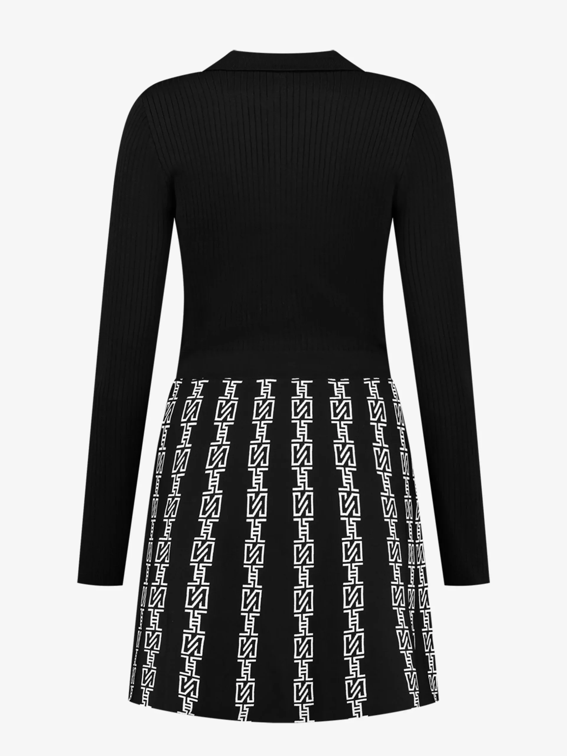 A-lijn jurk met N logo’s