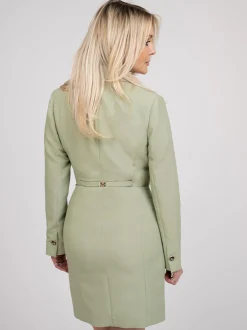 Blazer jurk met open detail