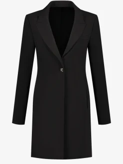 Blazerjurk met open rug