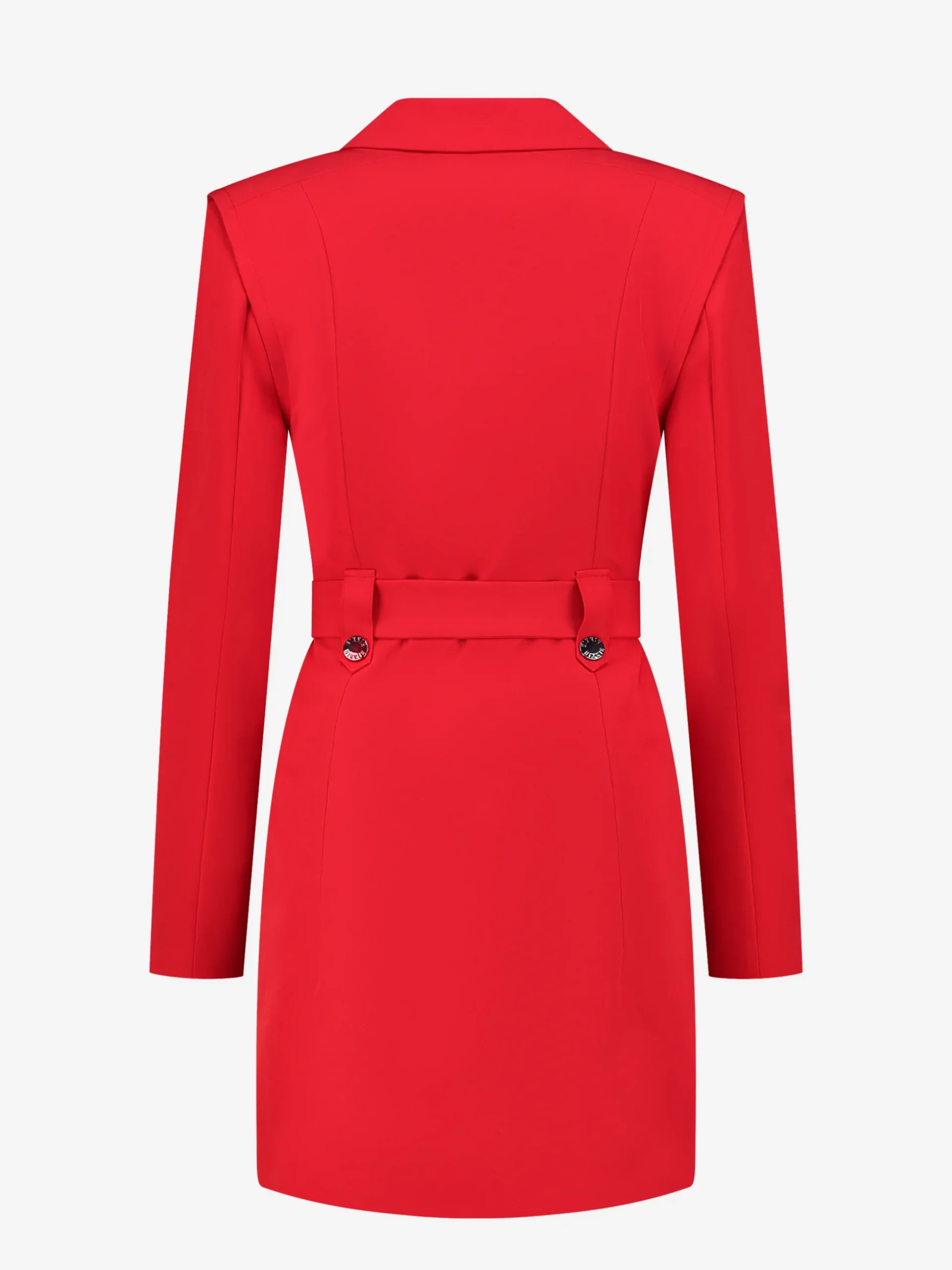 Blazerjurk met ritsen en ceintuur