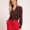 Blouse met bloemenprint