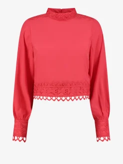 Blouse met kant detail