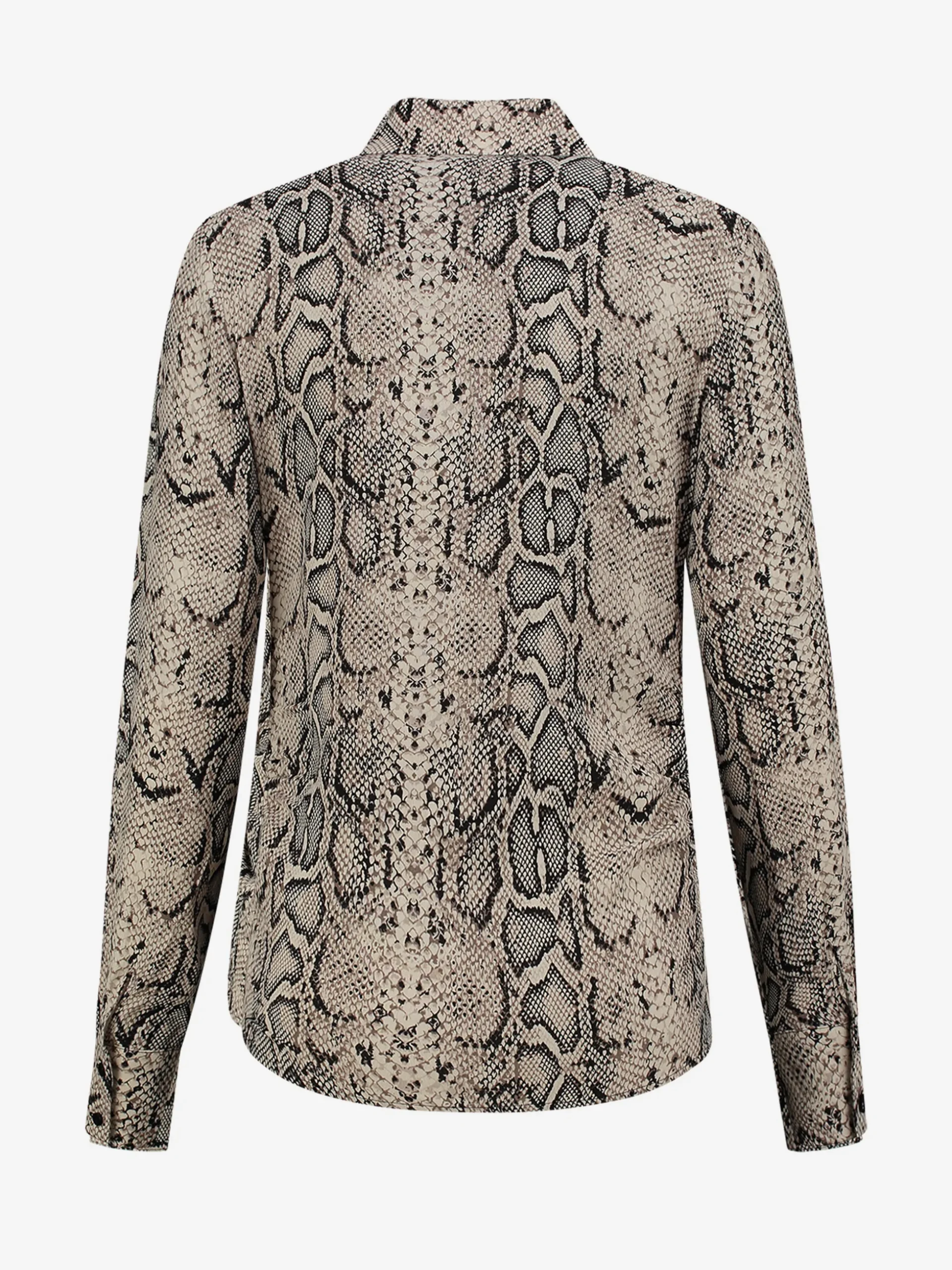 Blouse met slangenprint