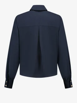 Blouse met strikkoord