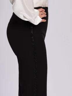 Broek met glitter studs