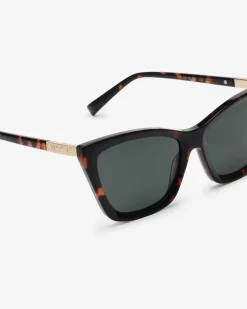 Cat-eye zonnebril met acetaat montuur