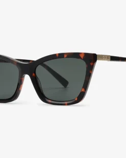 Cat-eye zonnebril met acetaat montuur