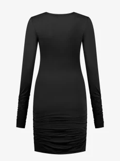 Fitted jurk met cut-out